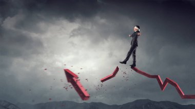 Sorun yüz zorunda işadamı