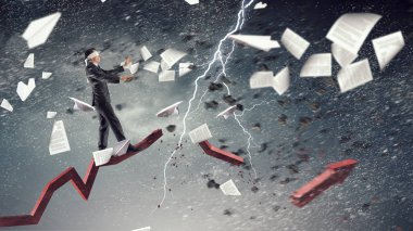 Sorun yüz zorunda işadamı