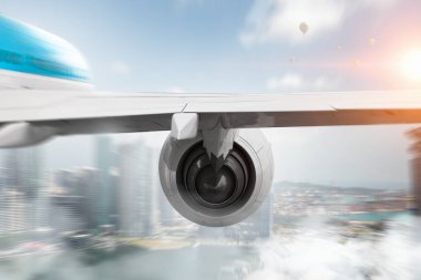 Uçağı gök yüksek. Karışık teknik