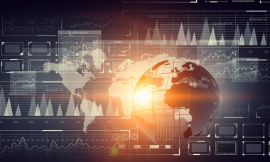 Modern bağlantı teknolojileri arka plan