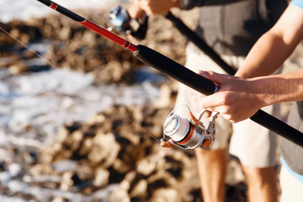 Pesca con caña — Foto de Stock