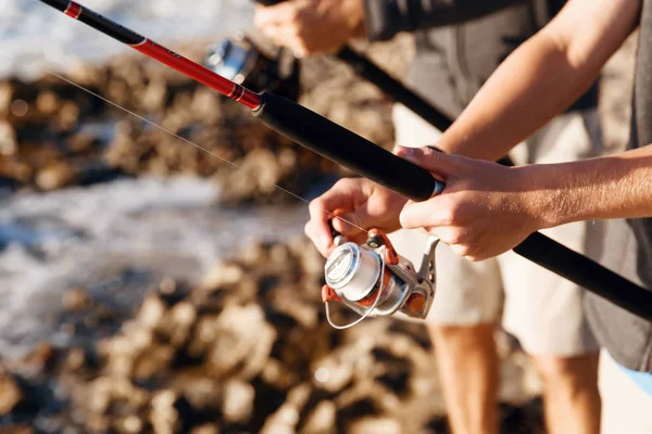 Pesca con caña — Foto de Stock