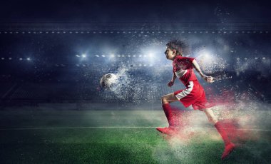 Zafer için sonsuz will ile. Karma ortam. Karışık teknik