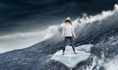 En etkileyici eğlence teknolojileri. Karma ortam. Karışık teknik