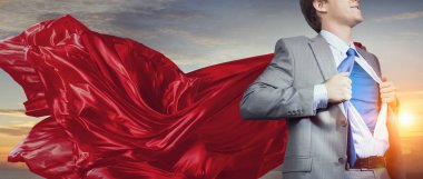 Demostrating güç ve cesaret. Karışık teknik