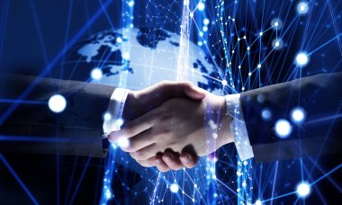 Teknolojileri insanlar bağlanmak için. Karışık teknik