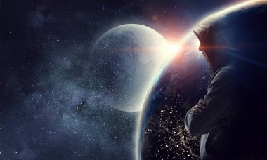 Korkunç suç kişi. Karışık teknik