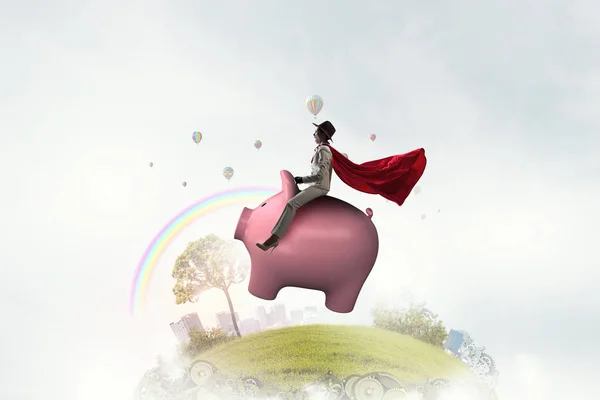 Make your savings work for you. Mixed media . Mixed media — Stock Photo, Image