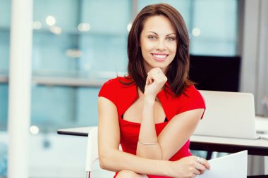 Modern başarılı iş kadını