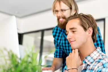 Masada iki Ofis çalışanları