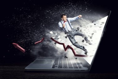 İş veya Teknolojileri tarafından emilir. Karışık teknik