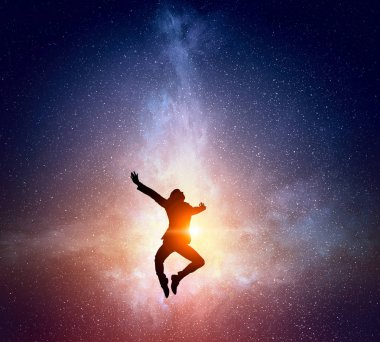 Aktif yaşam pozisyon. Karışık teknik