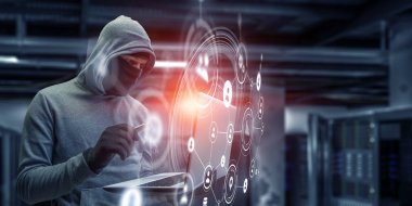 Ağ güvenliği ve gizlilik suç. Karışık teknik