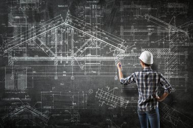 Oluşturucu kadın resmi proje