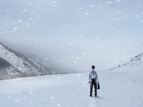 Il freddo non è la ragione — Foto Stock