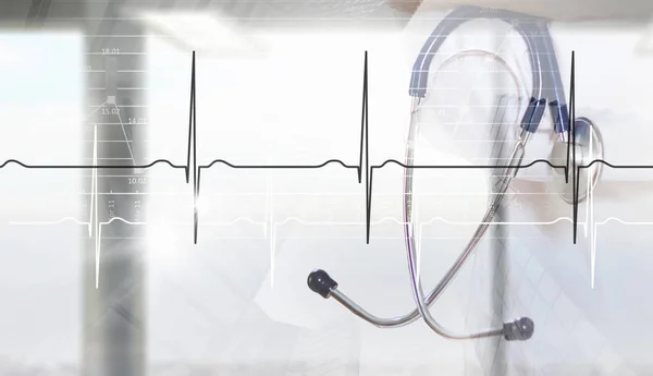 Kardiyoloji ve kalp sağlığı kavramı — Stok fotoğraf