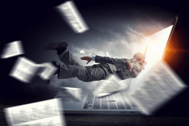 İş veya Teknolojileri tarafından emilir. Karışık teknik