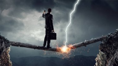 Senin en iyi selfie yakalamak. Karışık teknik