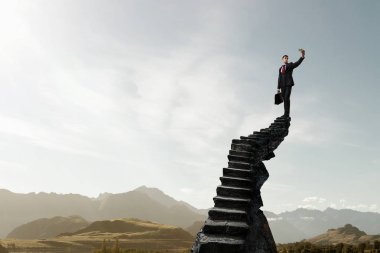 Senin en iyi selfie yakalamak. Karışık teknik