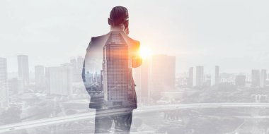 Büyük şehirde işadamı