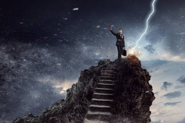 Senin en iyi selfie yakalamak. Karışık teknik