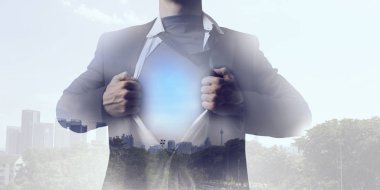 Süper yeteneklerini iş lider