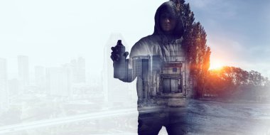 Adam sprey ile çizim