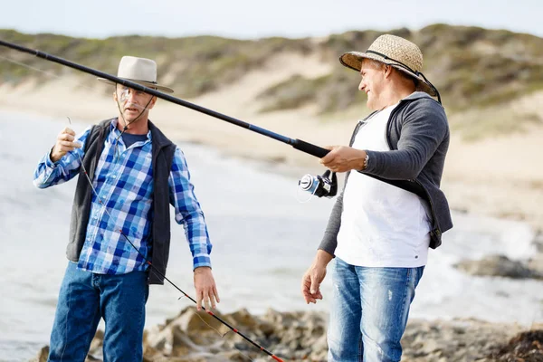 Bild av fiskare — Stockfoto