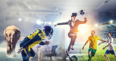 En etkileyici eğlence teknolojileri. Karışık teknik