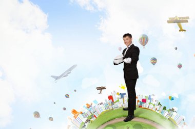 Sihirli gösteren işadamı