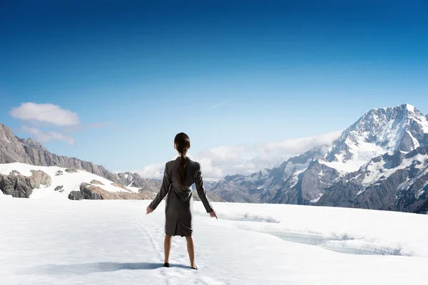 Il freddo non è la ragione — Foto Stock