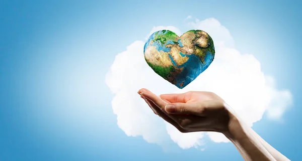 With love to our planet — Stock Photo, Image