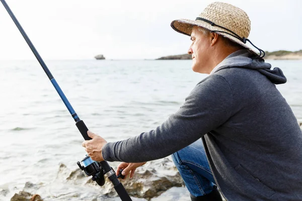 Immagine di pescatore — Foto Stock