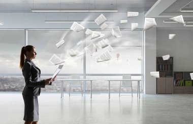 Zarif kadın Sekreter