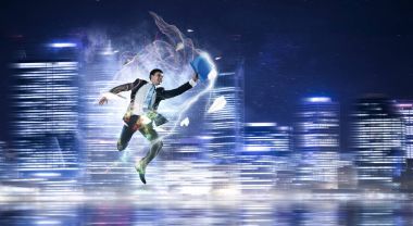 İş hareket halinde.