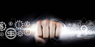 Adamı yakalamak ışık akışı