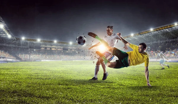 Football hottest moments — Stock Photo, Image