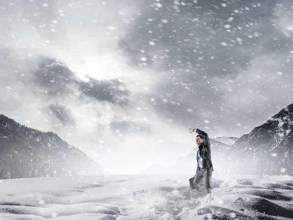 Cold weather is not the reason — Stock Photo, Image