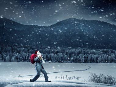 Santa acele. Karışık teknik