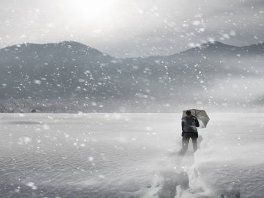 Hiçbir şey onu durduramaz. Karışık teknik