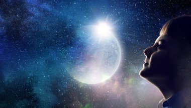 Bu büyük dünya keşfetmek. Karışık teknik