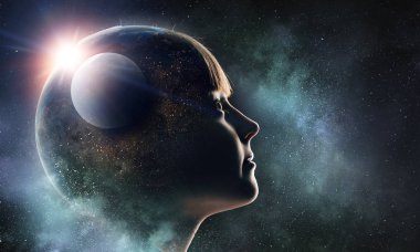 Bu büyük dünya keşfetmek. Karışık teknik