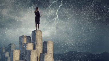 Ne zaman senin are üstünde tepe. Karışık teknik