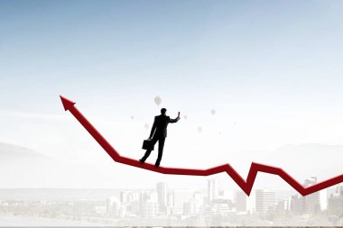 Senin en iyi selfie yakalamak. Karışık teknik