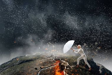 Bu meydan kadar güçlü. Karışık teknik