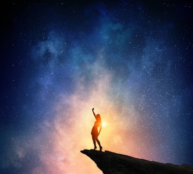 Rock en iyi kız. Karışık teknik