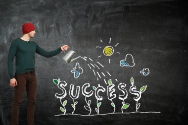 Sağ daha iyi geleceğe yatırım. Karışık teknik