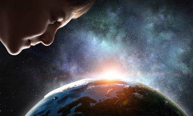 Bu büyük dünya keşfetmek. Karışık teknik