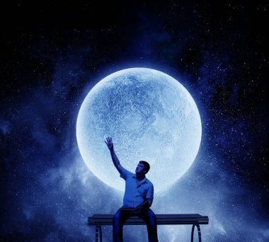 Bu dünyada yalnız hissediyorum. Karışık teknik