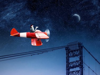 Santa acele. Karışık teknik